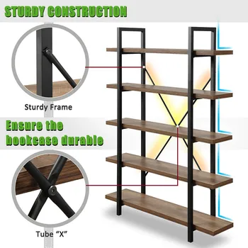 High Quality Durable Convenient Practical Storage 5-tier Rack Shelf For Home Bookshelf Book Sorting Floor-Standing Storage Rack
High Quality Durable Convenient Practical Storage 5-tier Rack Shelf For Home Bookshelf Book Sorting Floor-Standing Storage Rack