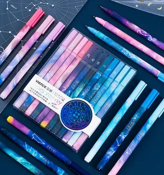 12Pcs/box Creative Constellation Series Set Gel Pen Starry Sky Galaxy Style Gel Pen for School Office Supplies Stationery Gifts
12Pcs/box Creative Constellation Series Set Gel Pen Starry Sky Galaxy Style Gel Pen for School Office Supplies Stationery Gifts