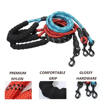 Durable Nylon Dog Sling Color 1.5M*1.2CM Pet Dog Leash Night Reflective Walking Training Traction Rope Dog Leash With Dog Leash
Durable Nylon Dog Sling Color 1.5M*1.2CM Pet Dog Leash Night Reflective Walking Training Traction Rope Dog Leash With Dog Leash