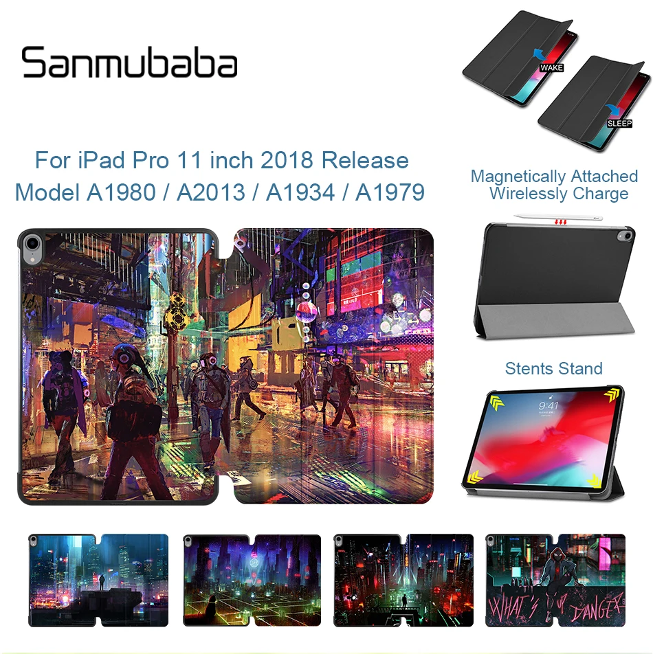 Sanmubaba For iPad Pro 11 inch Tablet Case A1934 A1979 A1980 A2013 Slim PU Leather Flip Stand Smart Cover Protective Funda Case 
Sanmubaba For iPad Pro 11 inch Tablet Case A1934 A1979 A1980 A2013 Slim PU Leather Flip Stand Smart Cover Protective Funda Case
