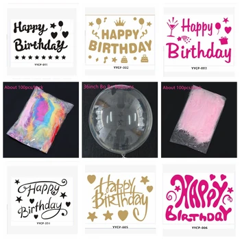 36inch PVC transparent helium bubble balloon or happy birthday sticker or feather or tassel birthday party wedding decoration
36inch PVC transparent helium bubble balloon or happy birthday sticker or feather or tassel birthday party wedding decoration