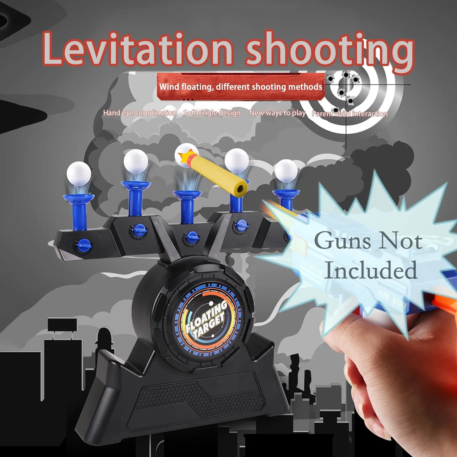 2020 Creative Motorized Hoverball Target Floating Ball Shooting Game Fun Party Supplies Fast Delivery Blanco de bola flotante
2020 Creative Motorized Hoverball Target Floating Ball Shooting Game Fun Party Supplies Fast Delivery Blanco de bola flotante