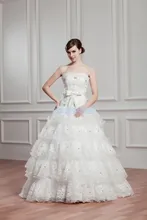 strapless bow organza tiered ball gown 2016 new design hot sale lace appliques crystal custom white wedding dress bride dresses
strapless bow organza tiered ball gown 2016 new design hot sale lace appliques crystal custom white wedding dress bride dresses