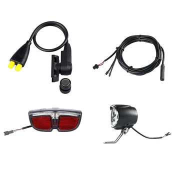 E-Bike Speed Sensor with Headlight Taillight and 1T2 Cable Kit for Tongsheng TSDZ2 Motor Electric Bicycle Accessories 
E-Bike Speed Sensor with Headlight Taillight and 1T2 Cable Kit for Tongsheng TSDZ2 Motor Electric Bicycle Accessories