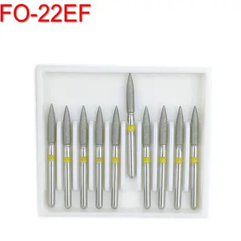 10Pcs Dental Diamond Burs Drill for Teeth Polishing High Speed Handpiece FG 1.6M Dia-bur Extra Fine FO-22EF
10Pcs Dental Diamond Burs Drill for Teeth Polishing High Speed Handpiece FG 1.6M Dia-bur Extra Fine FO-22EF