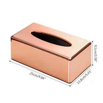 Elegant Rose Gold Rectangle Napkin Paper Rack Tissue Box Towel Napkin Container Holder Home Office Car
Elegant Rose Gold Rectangle Napkin Paper Rack Tissue Box Towel Napkin Container Holder Home Office Car