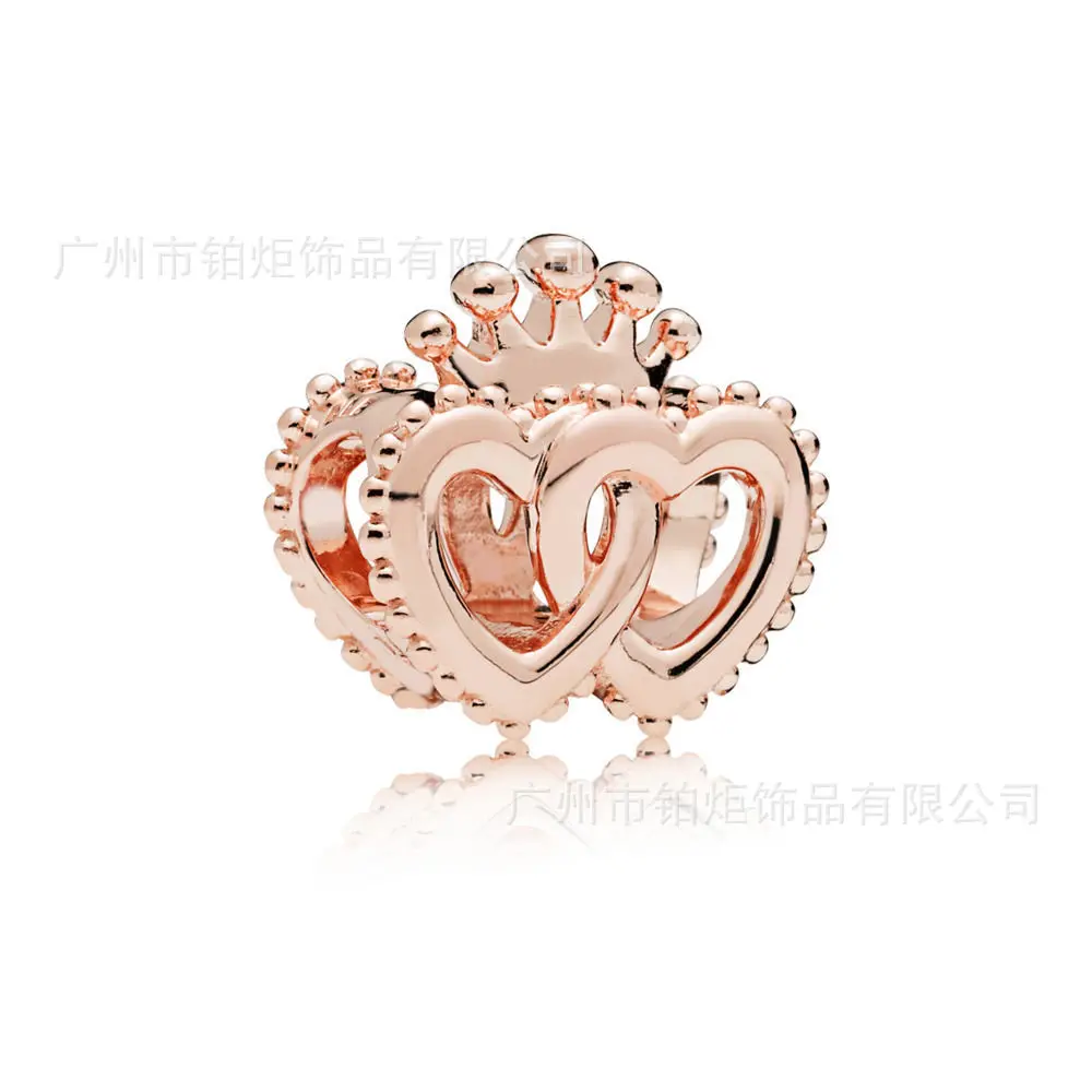 fine silver plated rose gold happiness reindeer string decorati