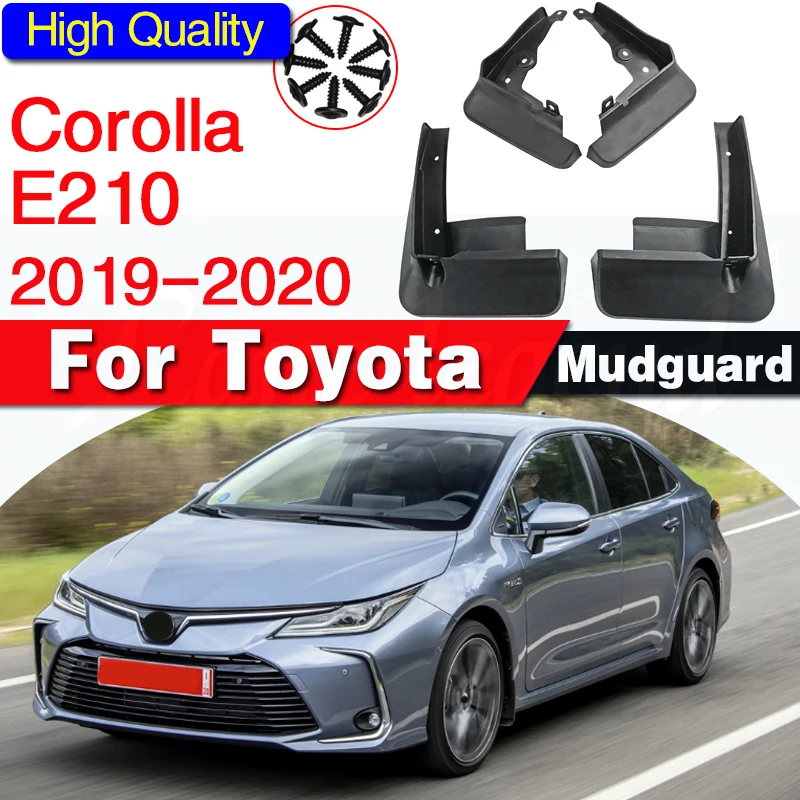 Набор для Toyota Corolla E210, 4 двери, фонарь 2019, 2020, передние и задние автомобильные щитки от грязи, брызговики 
Набор для Toyota Corolla E210, 4 двери, фонарь 2019, 2020, передние и задние автомобильные щитки от грязи, брызговики