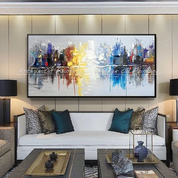 Arthyx Hand Painted 3D Abstract Colorful Palette Knife Oil Painting On Canvas Modern Poster Wall Art Picture For Home Decoration
Arthyx Hand Painted 3D Abstract Colorful Palette Knife Oil Painting On Canvas Modern Poster Wall Art Picture For Home Decoration