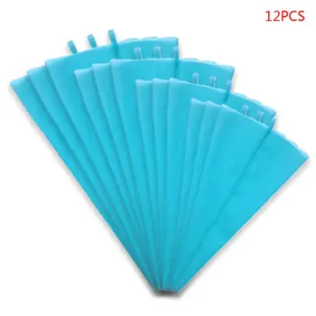 12pcs Blue Silicone Reusable Icing Piping Cream Pastry Bags Kitchen Cookie Cake Decorating Baking Tools Bakeware 4 Sizes
12pcs Blue Silicone Reusable Icing Piping Cream Pastry Bags Kitchen Cookie Cake Decorating Baking Tools Bakeware 4 Sizes