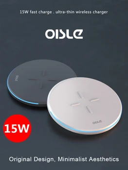 OISLE 15W max Qi Wireless Charger for iPhone X 11 Fast Charging and for Samsung S10 Plus huawei P30 Pro mate20 Phone Charger Pad
OISLE 15W max Qi Wireless Charger for iPhone X 11 Fast Charging and for Samsung S10 Plus huawei P30 Pro mate20 Phone Charger Pad