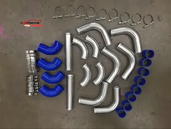 2" 51MM All Aluminum Universal Intercooler Turbo Piping + hose + T-Clamp kits 12pcs
2" 51MM All Aluminum Universal Intercooler Turbo Piping + hose + T-Clamp kits 12pcs