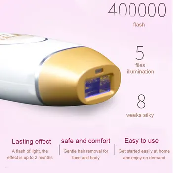 400K Outbreaks IPL Permanent Hair Removal Touching LCD Display Epilator Trimmer SEP99
400K Outbreaks IPL Permanent Hair Removal Touching LCD Display Epilator Trimmer SEP99