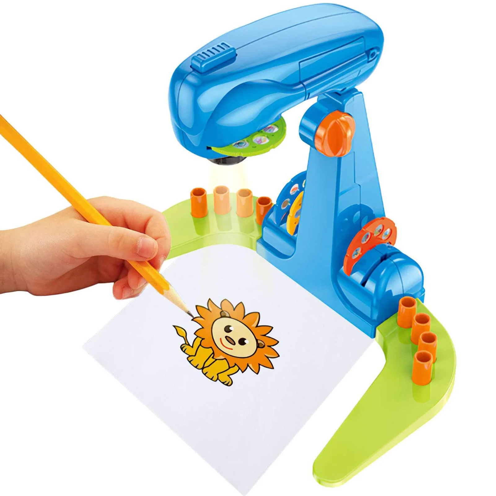 Children Led Projector Art Drawing Toys Kids Painting Arts and Crafts Projection Educational Learning Creative Game Boys Gift | Игрушки и