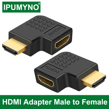 HDMI Adapter Male To Female 90 270 Degree Right Left Converter HDMI Adaptador For PS4 Projetor HDTV Laptop Monitor PC Converter
HDMI Adapter Male To Female 90 270 Degree Right Left Converter HDMI Adaptador For PS4 Projetor HDTV Laptop Monitor PC Converter