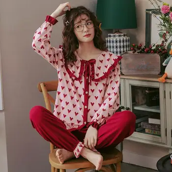 ZITY 2020 Autumn Winter Women 'S Pajamas Sets Flower Print Luxury Female Two Pieces Shirts +Pants Nighties Soft Cute
ZITY 2020 Autumn Winter Women 'S Pajamas Sets Flower Print Luxury Female Two Pieces Shirts +Pants Nighties Soft Cute