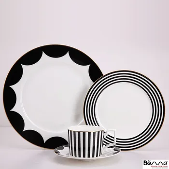 Black and white Western dish creative tableware ceramic plate model room Club Western steak inventory heart dish geometry series
Black and white Western dish creative tableware ceramic plate model room Club Western steak inventory heart dish geometry series