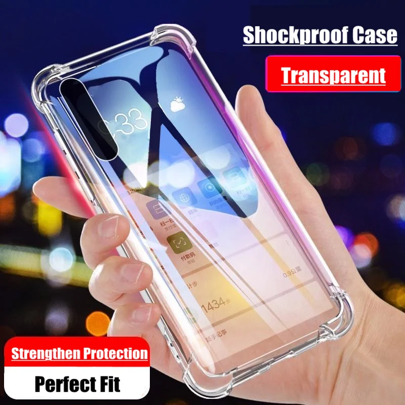 

For Huawei Y9S Case Transparent Shockproof Cover For Huawei Y9S Y8S Y5P Y6P Y7P Y8P Y6S Y5 Y6 Y7 Prime Y9 Y9a 2018 P Smart 2019