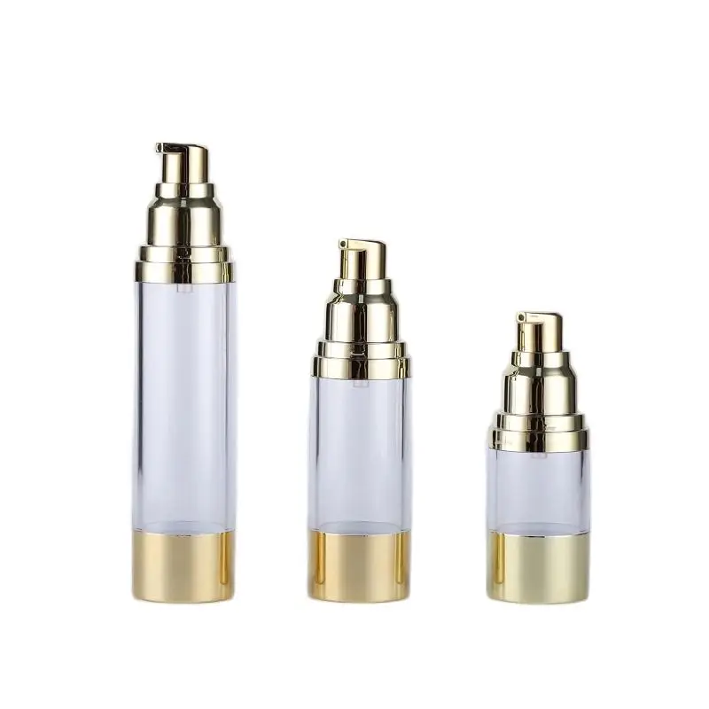 15/30/50ML Plastic Cosmetic Airless Bottle Gold Silver Lotion Cream Airless Pump Bottle Skin Care Liquid Vacuum Container 20pcs
15/30/50ML Plastic Cosmetic Airless Bottle Gold Silver Lotion Cream Airless Pump Bottle Skin Care Liquid Vacuum Container 20pcs