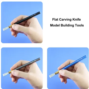 Lightweight Flat Carving Knife For Gundam Accessories Model Building Modification Cutter Tool DIY Hand Tools
Lightweight Flat Carving Knife For Gundam Accessories Model Building Modification Cutter Tool DIY Hand Tools