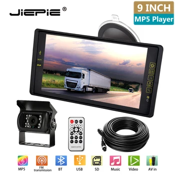 JIEPIE Backup Camera 9'' MP5 Big Screen Mirror Monitor Kit System for Trucks Trailers IP68K Waterproof Reversing camera Monitor
JIEPIE Backup Camera 9'' MP5 Big Screen Mirror Monitor Kit System for Trucks Trailers IP68K Waterproof Reversing camera Monitor