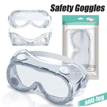 Safety Goggles Fully Enclosed Lens Goggles Eye Protective Glasses Anti-Fog Antisand Dust Splash-proof Resist UV Light 
Safety Goggles Fully Enclosed Lens Goggles Eye Protective Glasses Anti-Fog Antisand Dust Splash-proof Resist UV Light