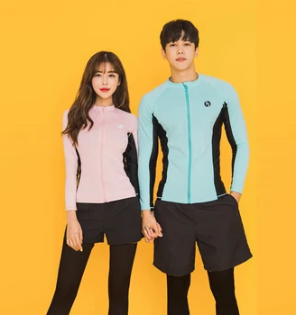 Rash Guards for Women 5 Pieces Front Zipper Sun Protection Swimwear Mens 3 Pieces Swimsuit Couples Beach Wear Wetsuits 2020
Rash Guards for Women 5 Pieces Front Zipper Sun Protection Swimwear Mens 3 Pieces Swimsuit Couples Beach Wear Wetsuits 2020