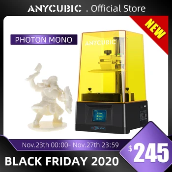 ANYCUBIC Photon Mono 3D Printer 4.5Kg UV Resin Printers with 6 inch 2K Monochrome LCD Screen & Fast Printing Speed 130x80x165 mm
ANYCUBIC Photon Mono 3D Printer 4.5Kg UV Resin Printers with 6 inch 2K Monochrome LCD Screen & Fast Printing Speed 130x80x165 mm