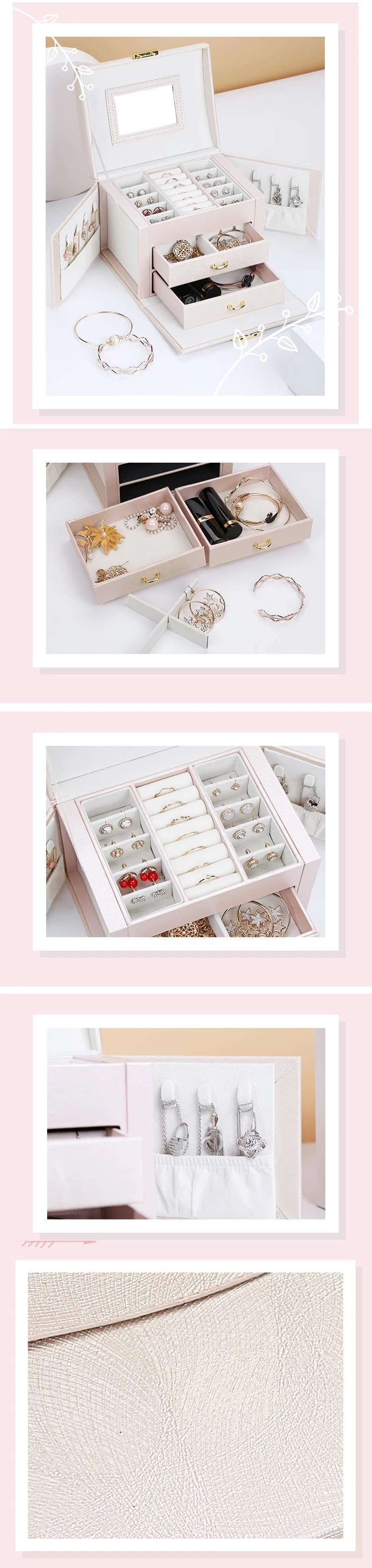 High Capacity Multifunctional Jewelry Box