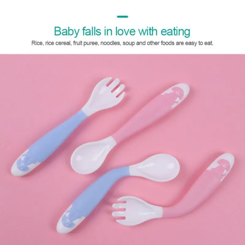 Newborn Baby 2 Pcs/lot Baby Utensils Spoon Fork Set For Toddler Babies Children Feeding Training Spoons Cutlery For Kids
Newborn Baby 2 Pcs/lot Baby Utensils Spoon Fork Set For Toddler Babies Children Feeding Training Spoons Cutlery For Kids