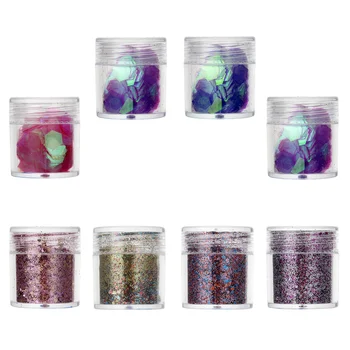 8 pcs Nail Art Decoration Face Body Sparkling Eye Shadow Glitter Powder Manicure Sequin Makeup Ornament for Women
8 pcs Nail Art Decoration Face Body Sparkling Eye Shadow Glitter Powder Manicure Sequin Makeup Ornament for Women