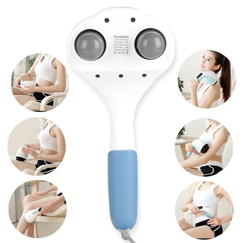 Multifunctional Double Head Powerful Handheld Full Body Electric Percussion US Plug (White)
Multifunctional Double Head Powerful Handheld Full Body Electric Percussion US Plug (White)