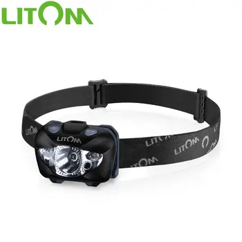 LITOM Head Light 168 Lumen White/Red LED Headlamp Flashlight Gesture Control Waterproof Helmet Light for Outdoor Hiking Camping
LITOM Head Light 168 Lumen White/Red LED Headlamp Flashlight Gesture Control Waterproof Helmet Light for Outdoor Hiking Camping