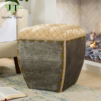 Jennifer Taylor Home Jan Traditional Decorative Ottoman Brown 
Jennifer Taylor Home Jan Traditional Decorative Ottoman Brown