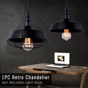 E27 Balcony Barn Hanging Fixture Vintage Industrial Restaurant Pendant Light Bedroom Kitchen Living Room Loft Iron Home Decor
E27 Balcony Barn Hanging Fixture Vintage Industrial Restaurant Pendant Light Bedroom Kitchen Living Room Loft Iron Home Decor