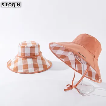SILOQIN 2020 Summer New Elegant Ladies Bucket Hats Novelty Women's Cap Reversible UV Protection Sun Visor Caps Women Beach Hat
SILOQIN 2020 Summer New Elegant Ladies Bucket Hats Novelty Women's Cap Reversible UV Protection Sun Visor Caps Women Beach Hat