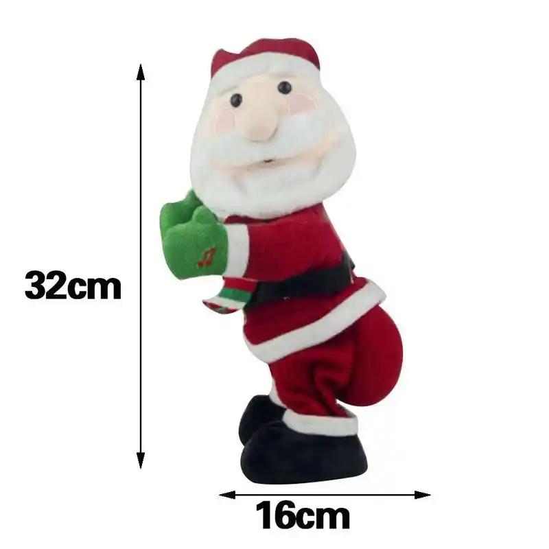 1pc electric santa claus christmas hat elk snowman music filled
