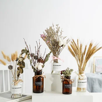 Natural Dried Flowers Dried Eucalyptus Leaf Real Branch Acorn Pine Wheat Cotton Nordic Home Wedding Party Decoration
Natural Dried Flowers Dried Eucalyptus Leaf Real Branch Acorn Pine Wheat Cotton Nordic Home Wedding Party Decoration