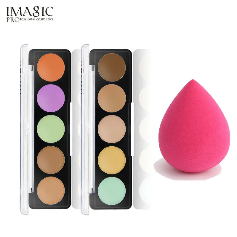 IMAGIC 5 colors Full Cover Pro Makeup Concealer Cream Face Cover Contour Makeup Facial Natural Cosmetic with puff
IMAGIC 5 colors Full Cover Pro Makeup Concealer Cream Face Cover Contour Makeup Facial Natural Cosmetic with puff