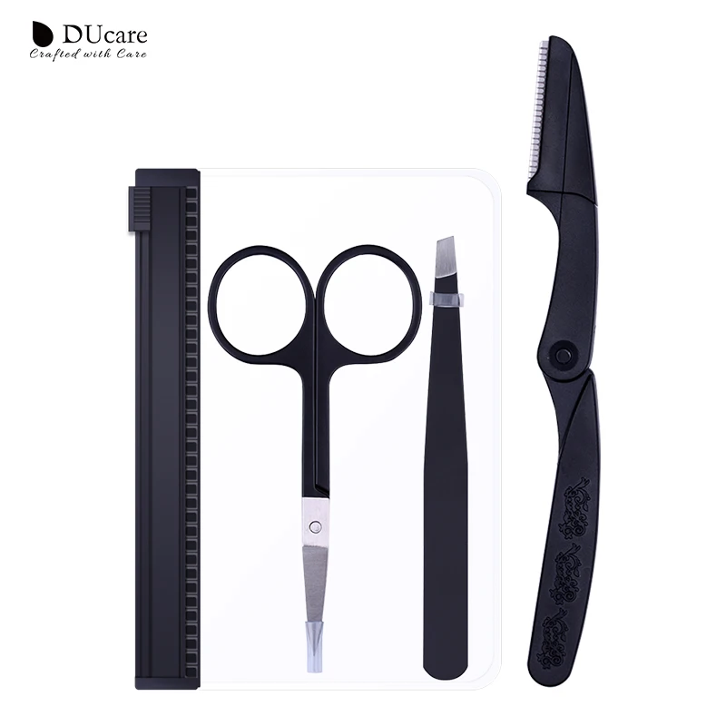 DUcare 5PCS Eyebrow Trimmer Eyebrow Razor Kit Eyebrow Scissors Eyebrow Comb Razor for Face Tweezers Eyelash Eyelash Brush
DUcare 5PCS Eyebrow Trimmer Eyebrow Razor Kit Eyebrow Scissors Eyebrow Comb Razor for Face Tweezers Eyelash Eyelash Brush