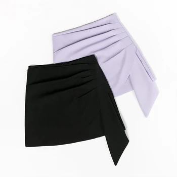Summer New High Waist Women Hip Skirt Korean Irregular Design A-line Skirt Casual Slim Folds Solid Mini Skirt Female Skirt Black
Summer New High Waist Women Hip Skirt Korean Irregular Design A-line Skirt Casual Slim Folds Solid Mini Skirt Female Skirt Black