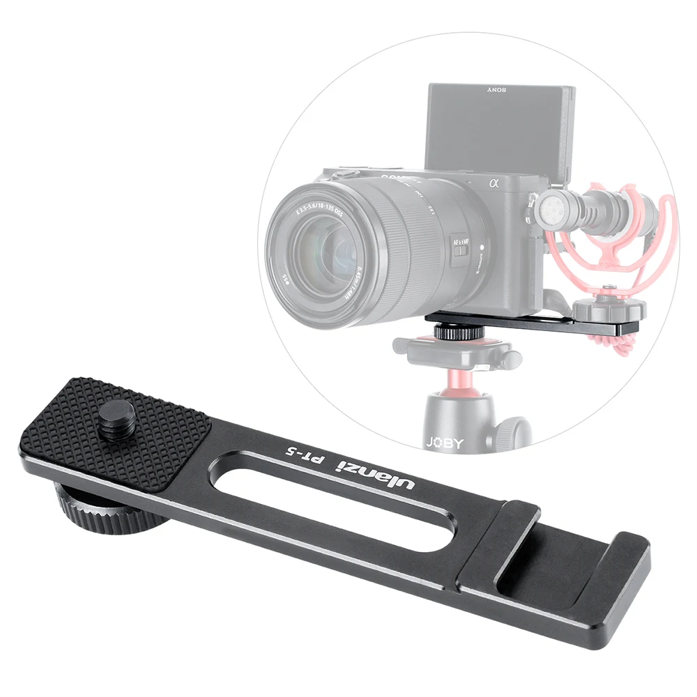 Ulanzi Vlogging Microphone Mount Stand Extension Bar Plate for Sony A6400 A6500 A6600 Camera Vlog Bracket Clamp
Ulanzi Vlogging Microphone Mount Stand Extension Bar Plate for Sony A6400 A6500 A6600 Camera Vlog Bracket Clamp