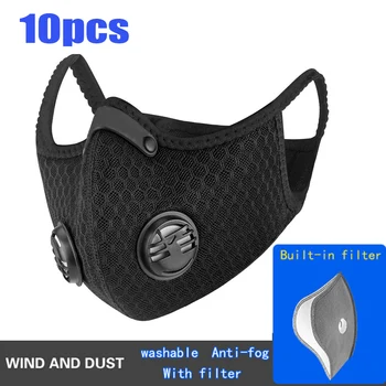 1/5/10/50pcs Cycling Mask With Filter Protective Cycling Mask Activated Carbon Anti-Pollution Sport Training Bike Moto Facemask
1/5/10/50pcs Cycling Mask With Filter Protective Cycling Mask Activated Carbon Anti-Pollution Sport Training Bike Moto Facemask