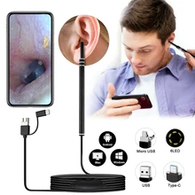 Mini Cleaning Ear Endoscope Camera for Smartphone Android Borescope Mobile Otoscope Micro Endoscopic Camera Endoscope Type Usb C
Mini Cleaning Ear Endoscope Camera for Smartphone Android Borescope Mobile Otoscope Micro Endoscopic Camera Endoscope Type Usb C