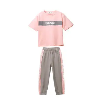 Girls Summer Suits New 4-12 Ages Girls Sports Sets Bigs Kids Clothes Top+pant 2pc Sets Girls Clothes 10 12 Year 
Girls Summer Suits New 4-12 Ages Girls Sports Sets Bigs Kids Clothes Top+pant 2pc Sets Girls Clothes 10 12 Year