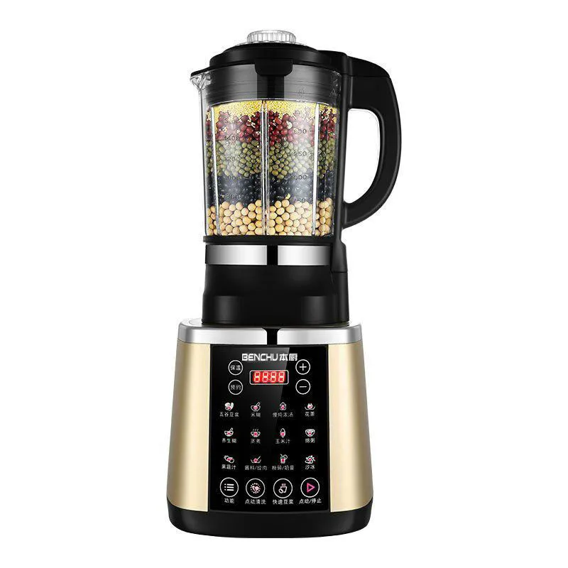 Household Heating Soybean Milk Machine Multi-Functional High Speed Blender Slag-Free Filter-Free Automatic Juicer
Household Heating Soybean Milk Machine Multi-Functional High Speed Blender Slag-Free Filter-Free Automatic Juicer