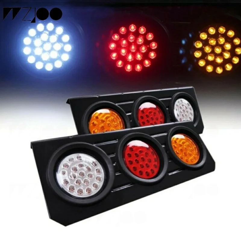 2pcs Red Yellow White 12V Car Round Tail Lights Turn Signal Light Running Rear LED Reflectors Truck Side Warning Tail Lights
2pcs Red Yellow White 12V Car Round Tail Lights Turn Signal Light Running Rear LED Reflectors Truck Side Warning Tail Lights