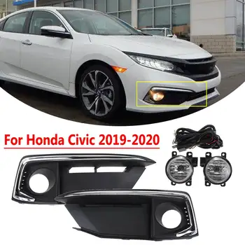 Front Bumper Fog Light Lamp Spot Lights Set with Wiring Switch For Honda For Civic 2019 2020 Car Light Assembly
Front Bumper Fog Light Lamp Spot Lights Set with Wiring Switch For Honda For Civic 2019 2020 Car Light Assembly