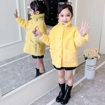Girls Warm Jacket Faux Fur Coats For Girls Autumn Winter Children Outerwear Kids Clothes Girls Fur Jackets Fashion Girl Coat 
Girls Warm Jacket Faux Fur Coats For Girls Autumn Winter Children Outerwear Kids Clothes Girls Fur Jackets Fashion Girl Coat