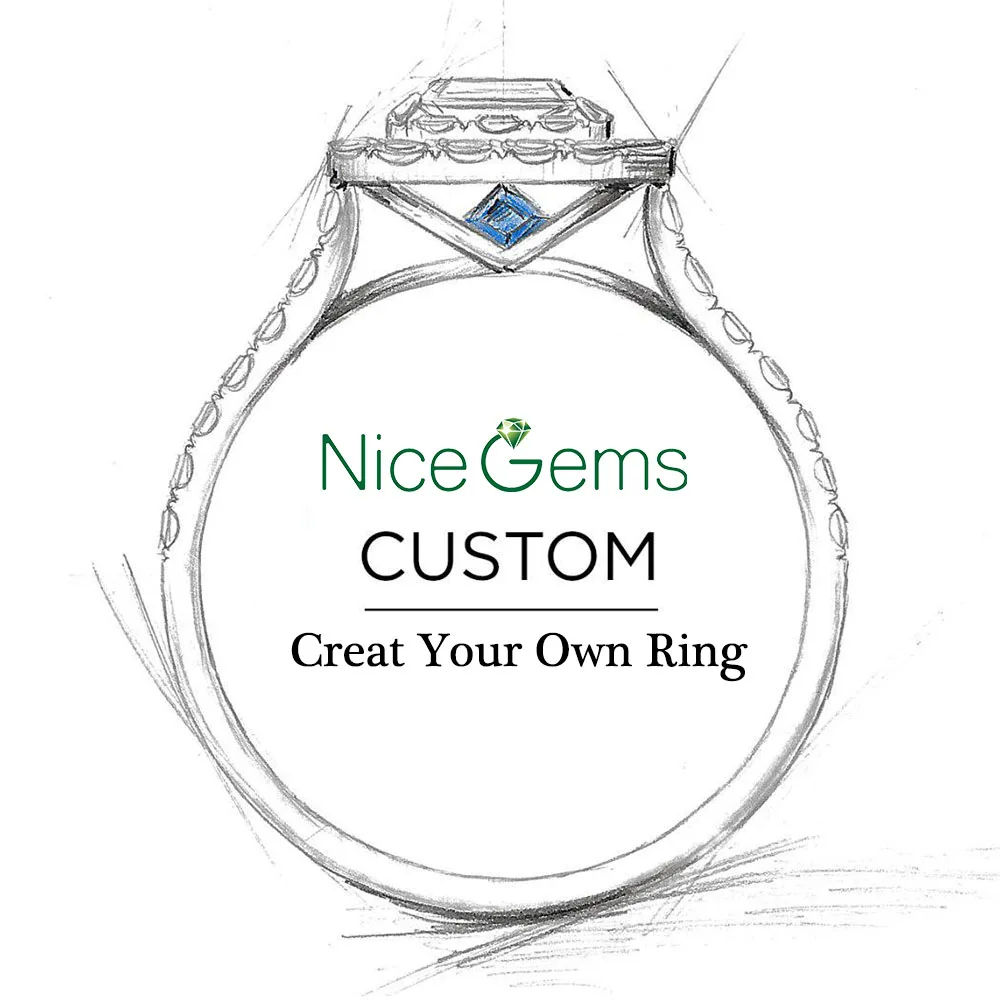 Обручальное кольцо уникальное обручальное 0.3ct 12ct Moissanite Diamond рубиновый Изумрудный